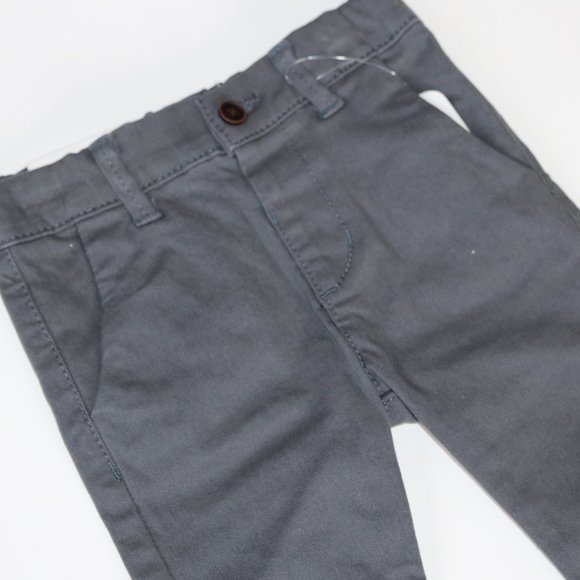 Baby Boy Slim Fit Grey Chinos by Mayoral- NWT - Picture 3 of 4